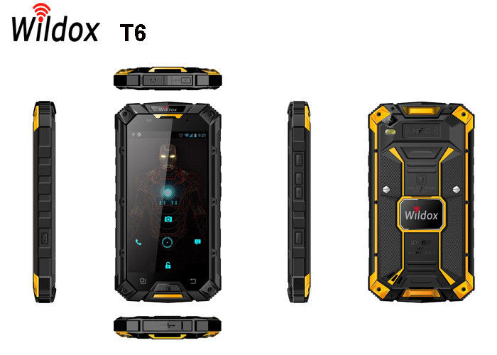 5 Inch Rugged 4G LTE Smartphones Quad Core 1.5GHZ Android 4.4 NFC