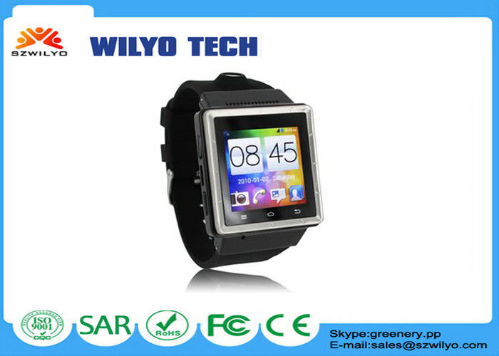 1.54 Inch MT6577 Android Wear Watches WCDMA 3g Single Sim Card WS06 2Mp Gps