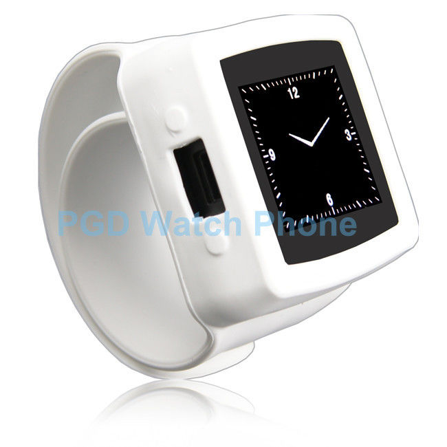 Quad Flat Touch Screen GPRS Bluetooth Wrist Watch Phone with Mp3 Player, FM