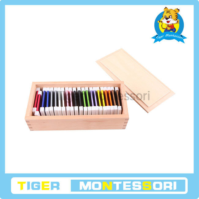 Montessori sensorial materials,wooden toys,educational toys for kids-Color Tablets(2nd Box